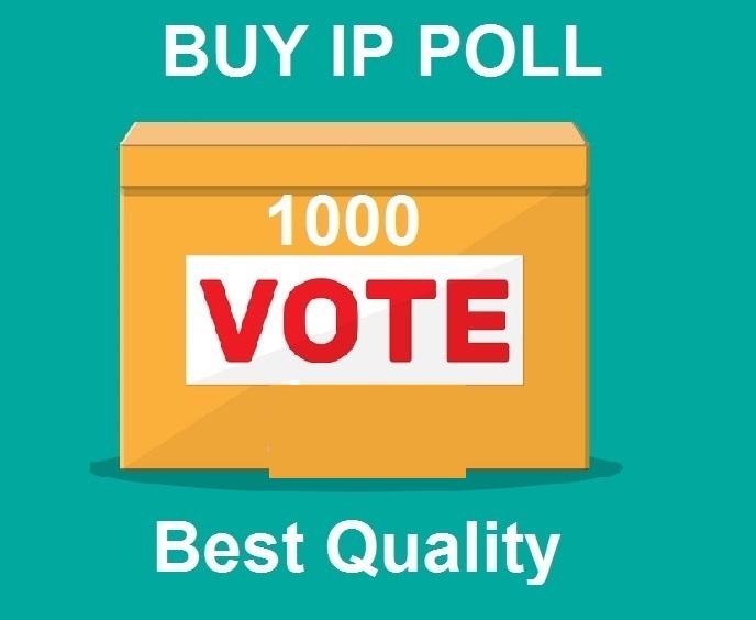 Bring 1000 Different ip votes on your online poll vot...