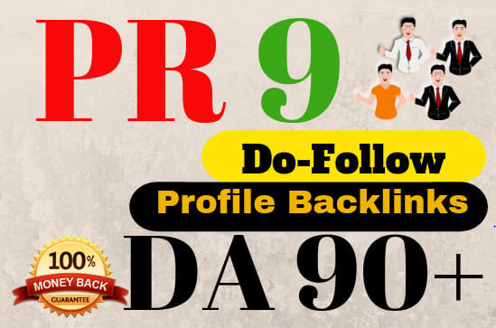 I will create 70 high da dofollow pr9 profile backlin...