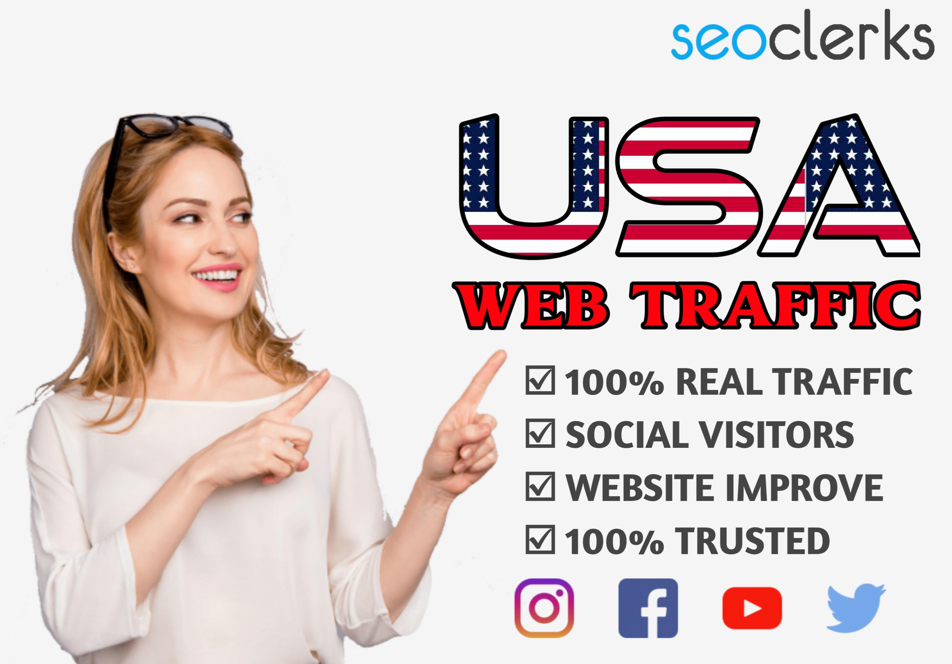i will increase your usa web traffic & real visit...