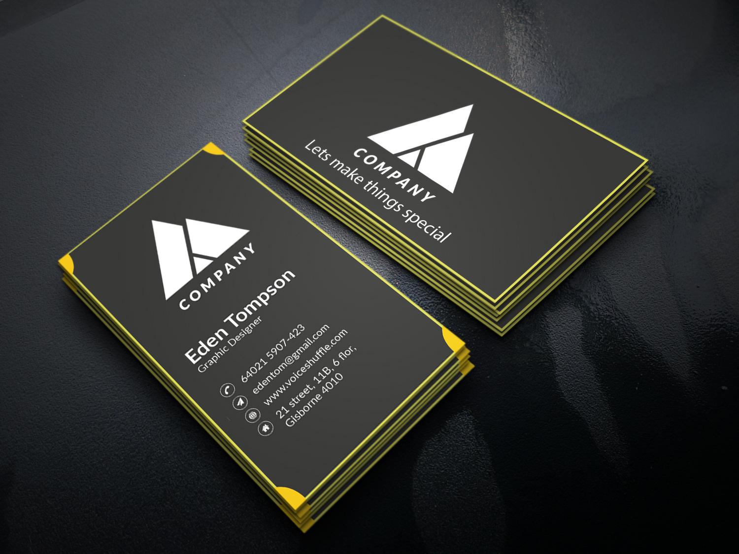 I will do professional corporate business card Design