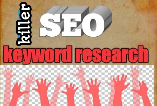 SEO keywork research and analysis keyword that actual...