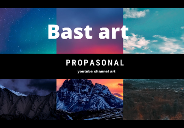 I will create professional art, thumbnail, bannerart ...