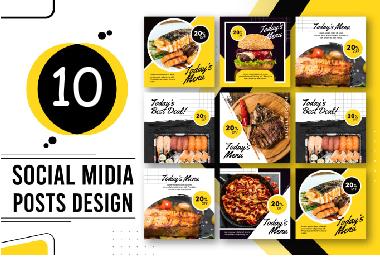 I will create professional social media post design f...