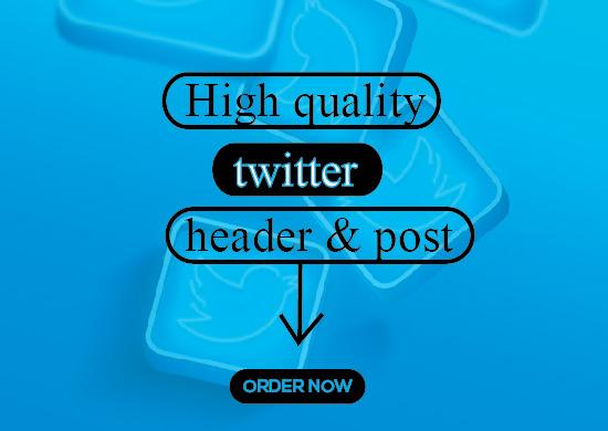 I will design eye catching twitter headers for you