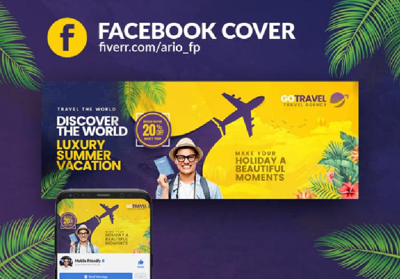 I will create professional facebook banner designs