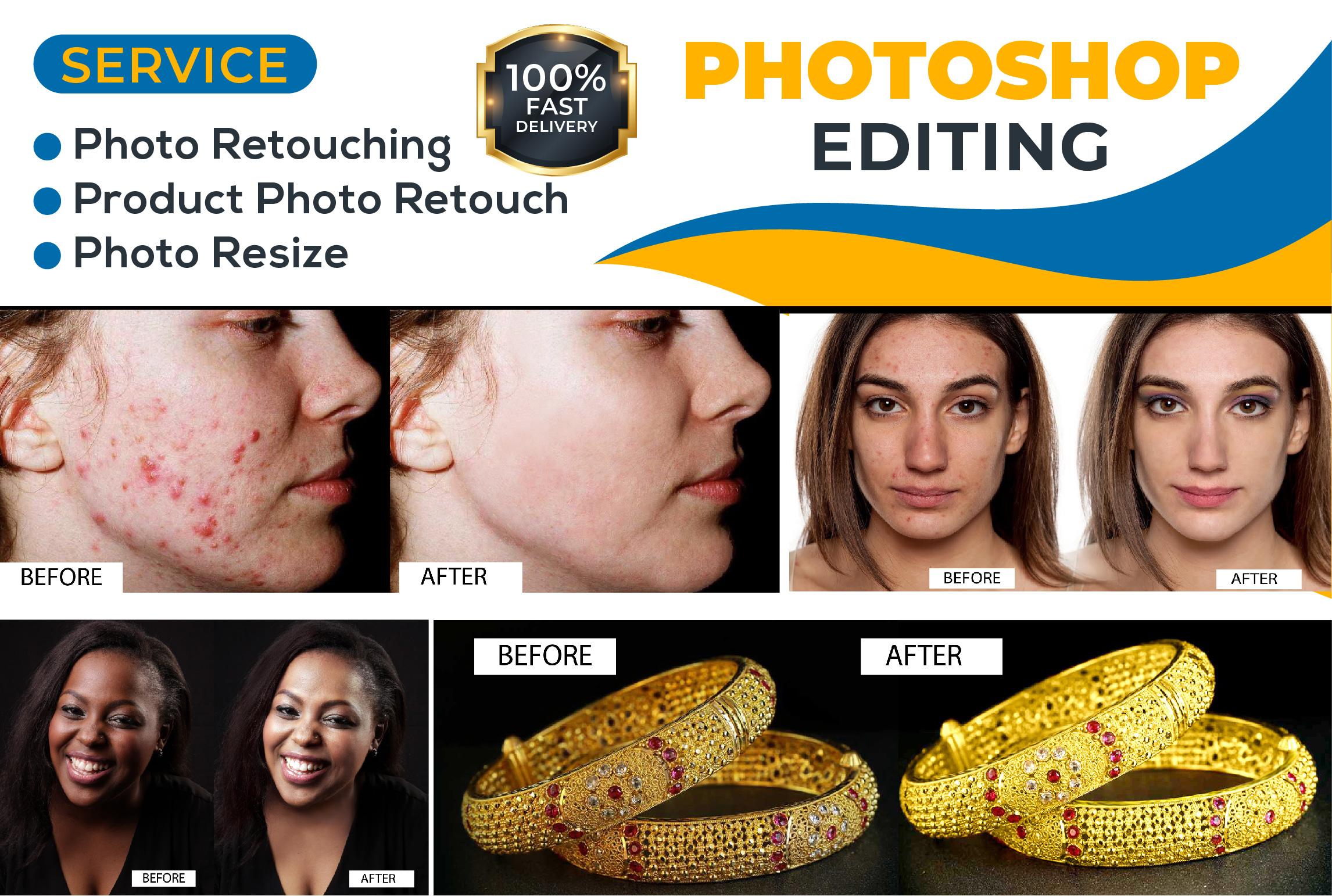I will do the best quality photo retouching and produ...