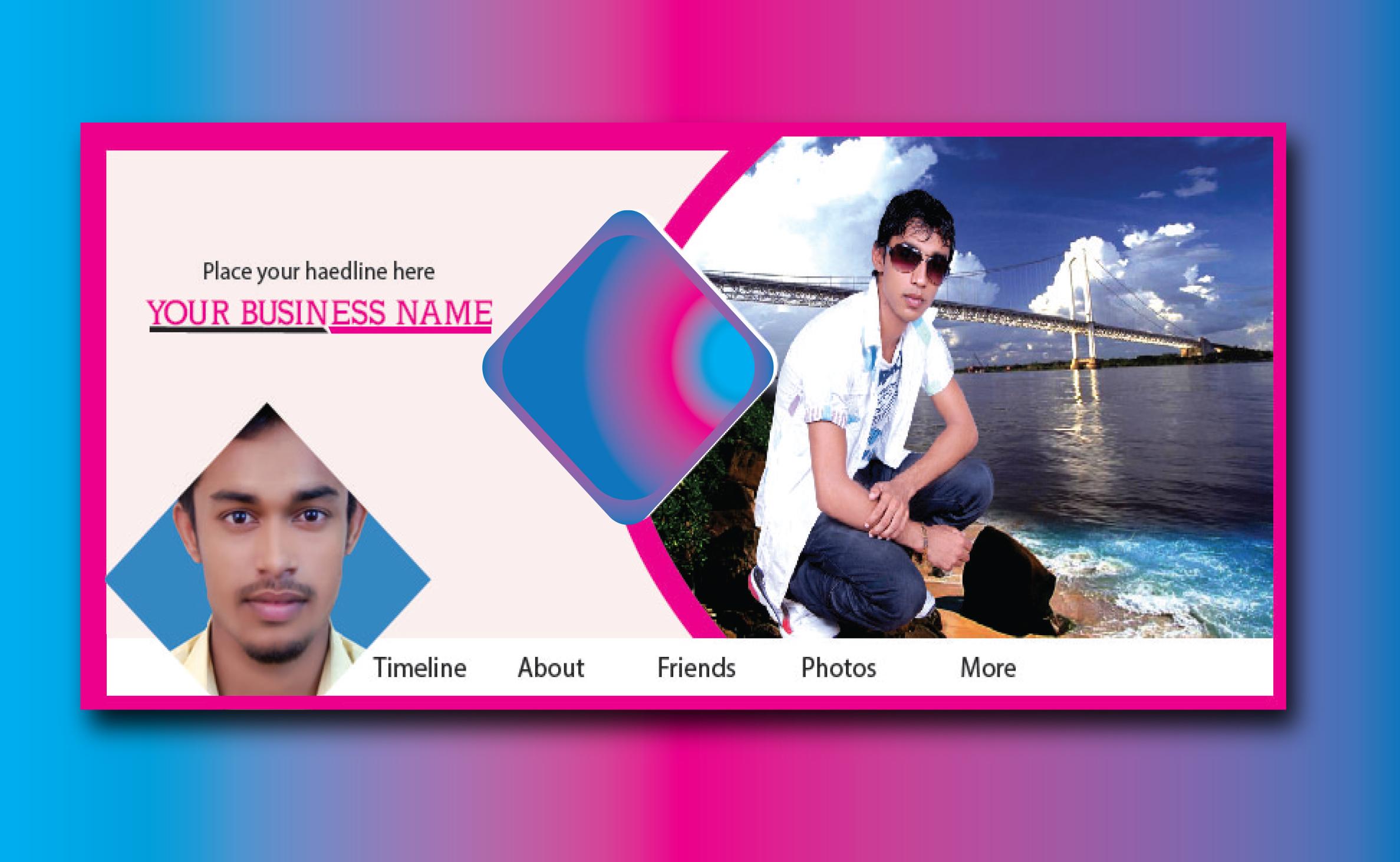 I will design professional facebook cover