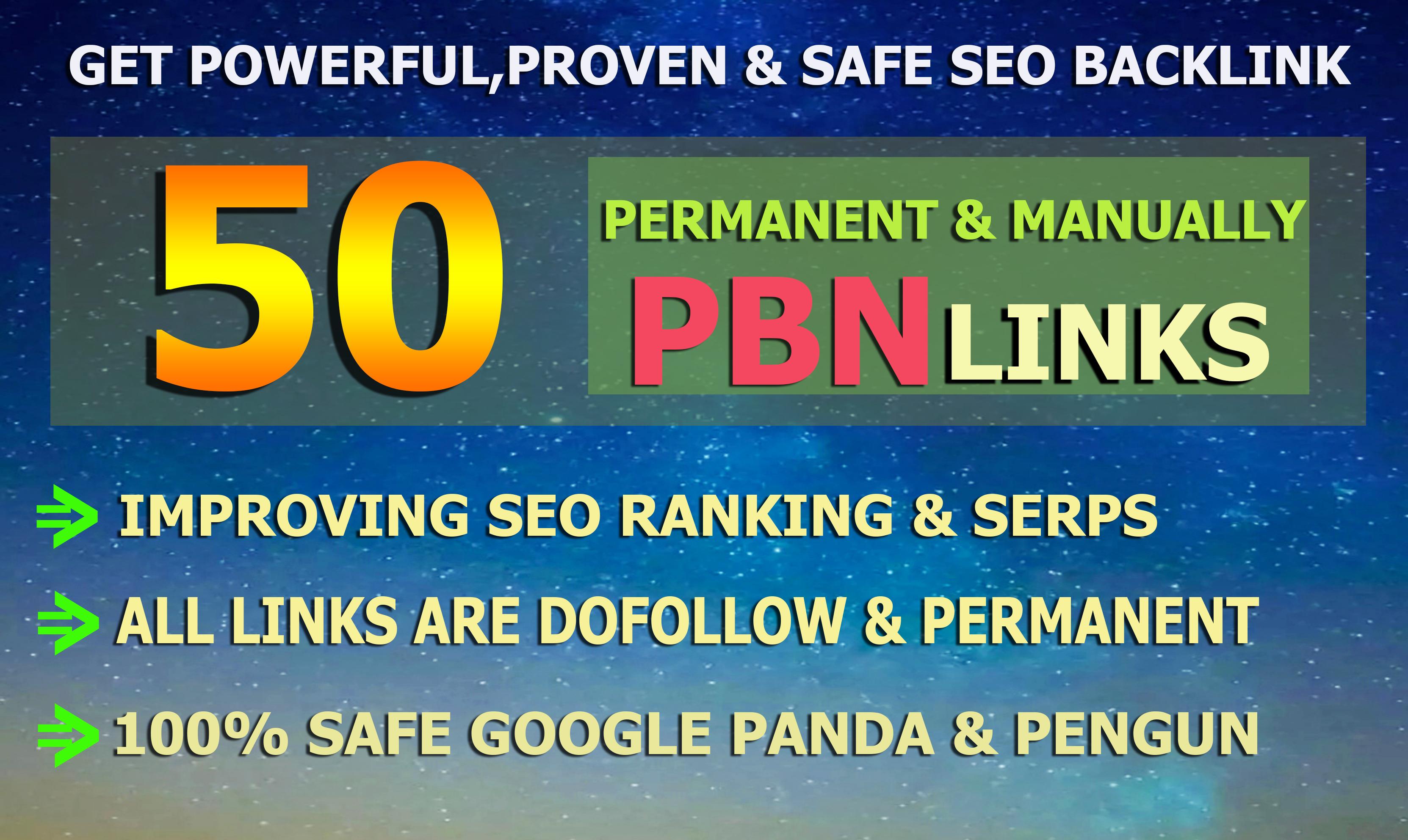 I will make 50 plus web 2.0 PBN backlinks with high D...