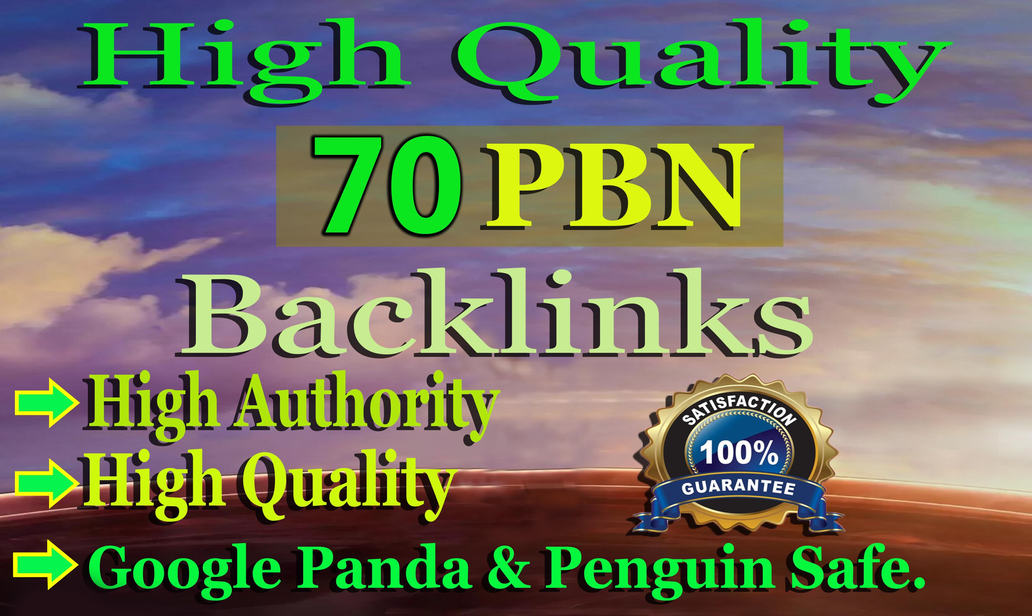 I will do 70 high quality web 2.0 pbn backlinks for y...