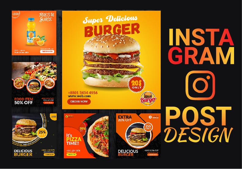 I will create premium Instagram post design