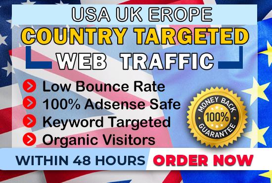 send 1000 daily usa, uk, Europe keyword target, web t...