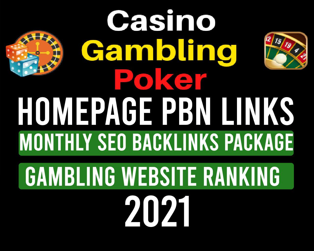 Monthly Package 2021 Google 1st Page Guaranteed Gambl...