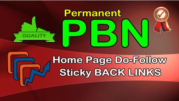 Create 200 PBN DR50+ dofollow permanent homepage pbn ...