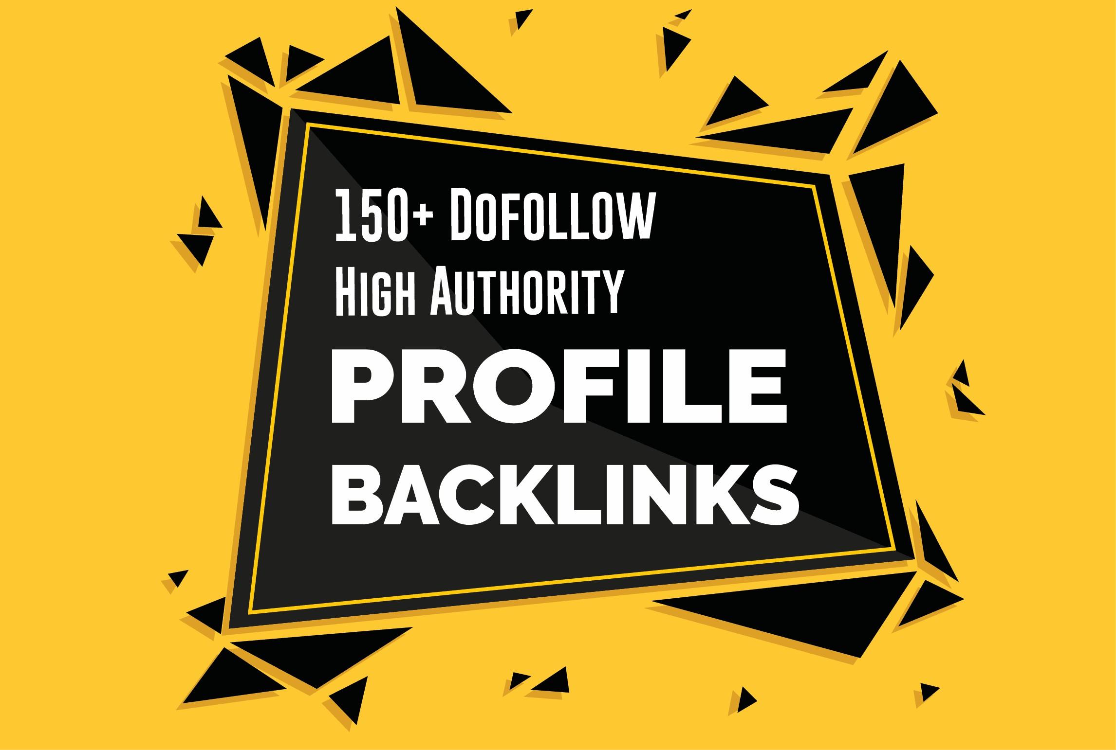Create 150 High DA Dofollow Forum Profile, White Hat...