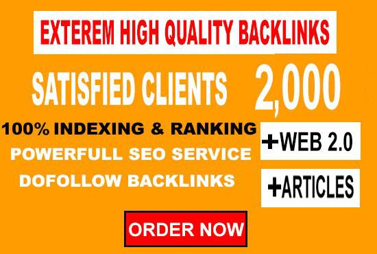 create Profile 2,000 contextual tiered backlinks for ...
