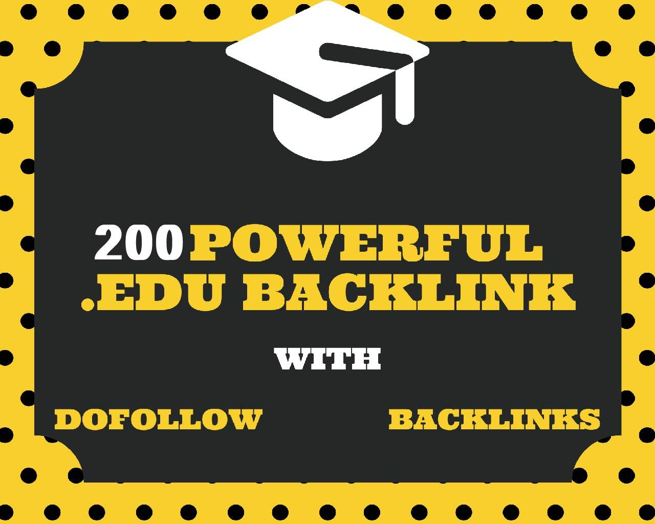 Create 200 Powerful DoFollow. EDU PROFILE LINKS From ...