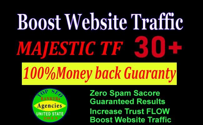 increase majestic trust flow 35 plus for boost web tr...