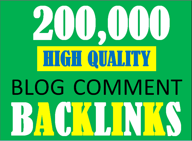 I will build 200K blog comment backlinks to increase ...