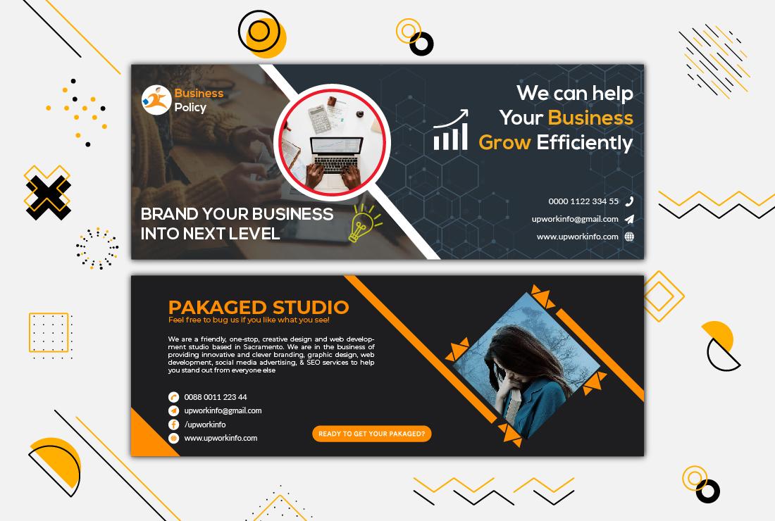 I will do professional eye catchy facebook cover and ...