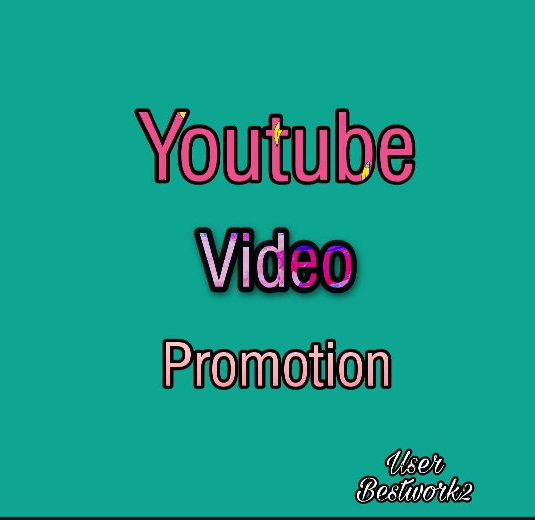 I will do YouTube Chenel promotion