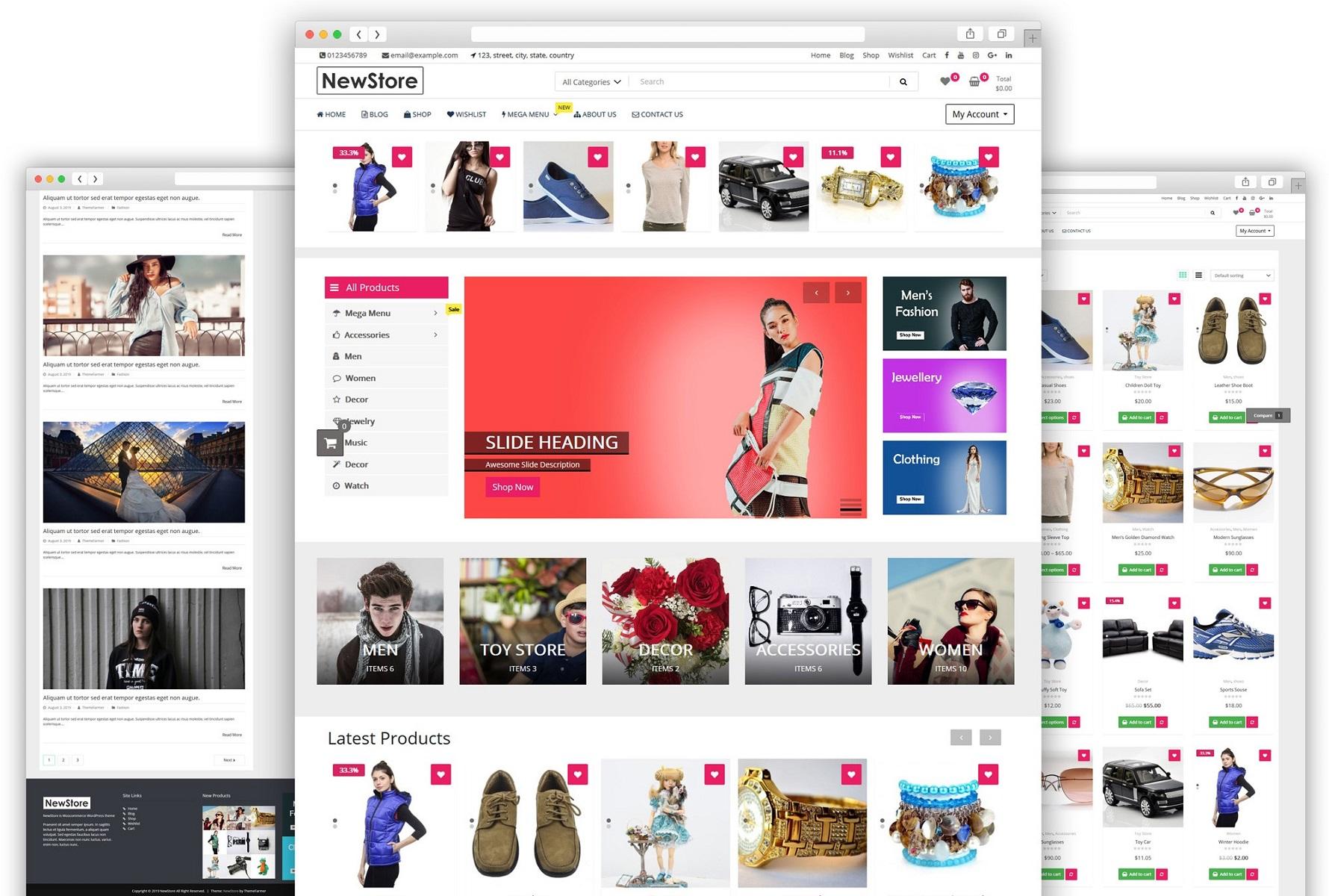 I will build ecommerce website online store with word...