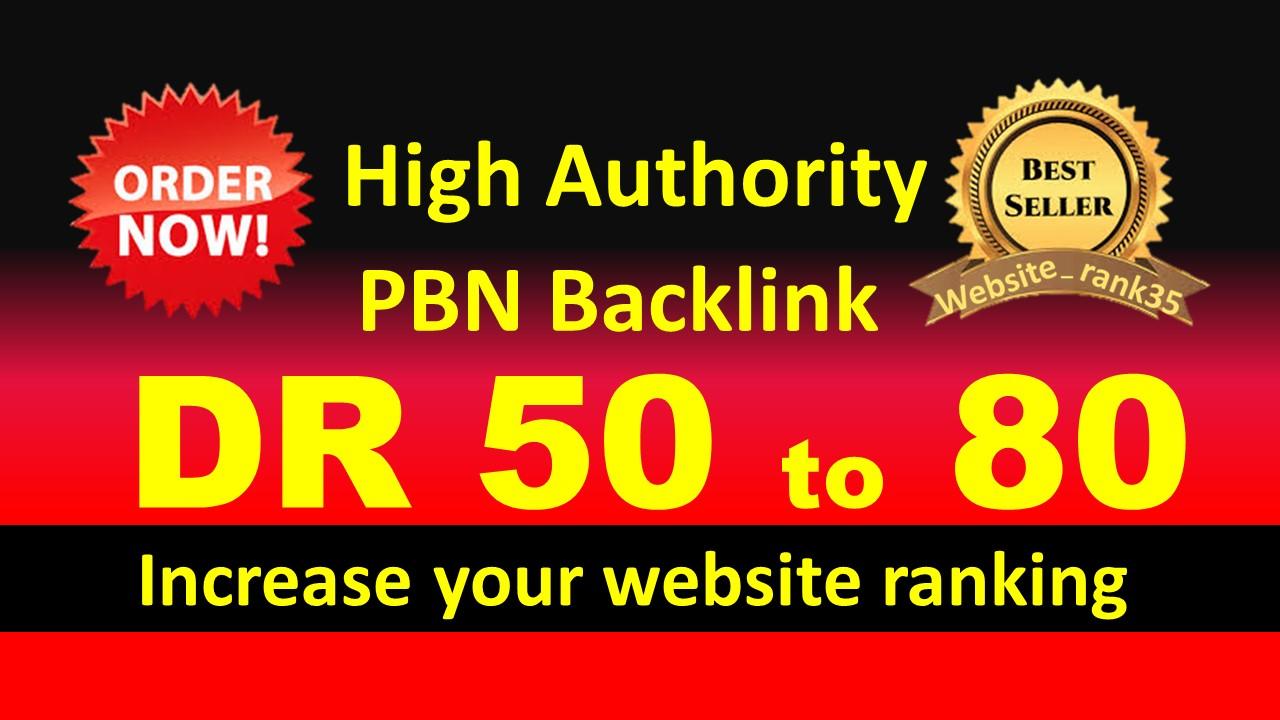 I will make 30 high DR 50 to 80 high quality dofollow...