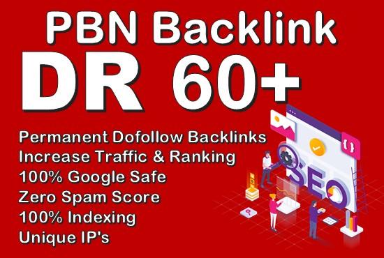 create 40 High Authority DR 60plus Dofollow PBNs Back...