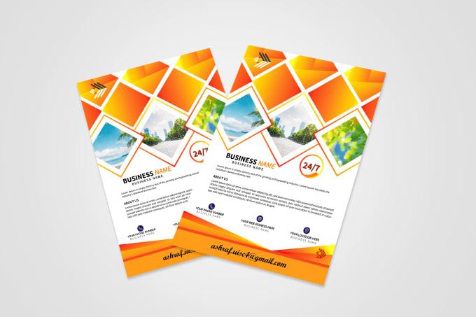 I will do awesome professional business flyer or broc...