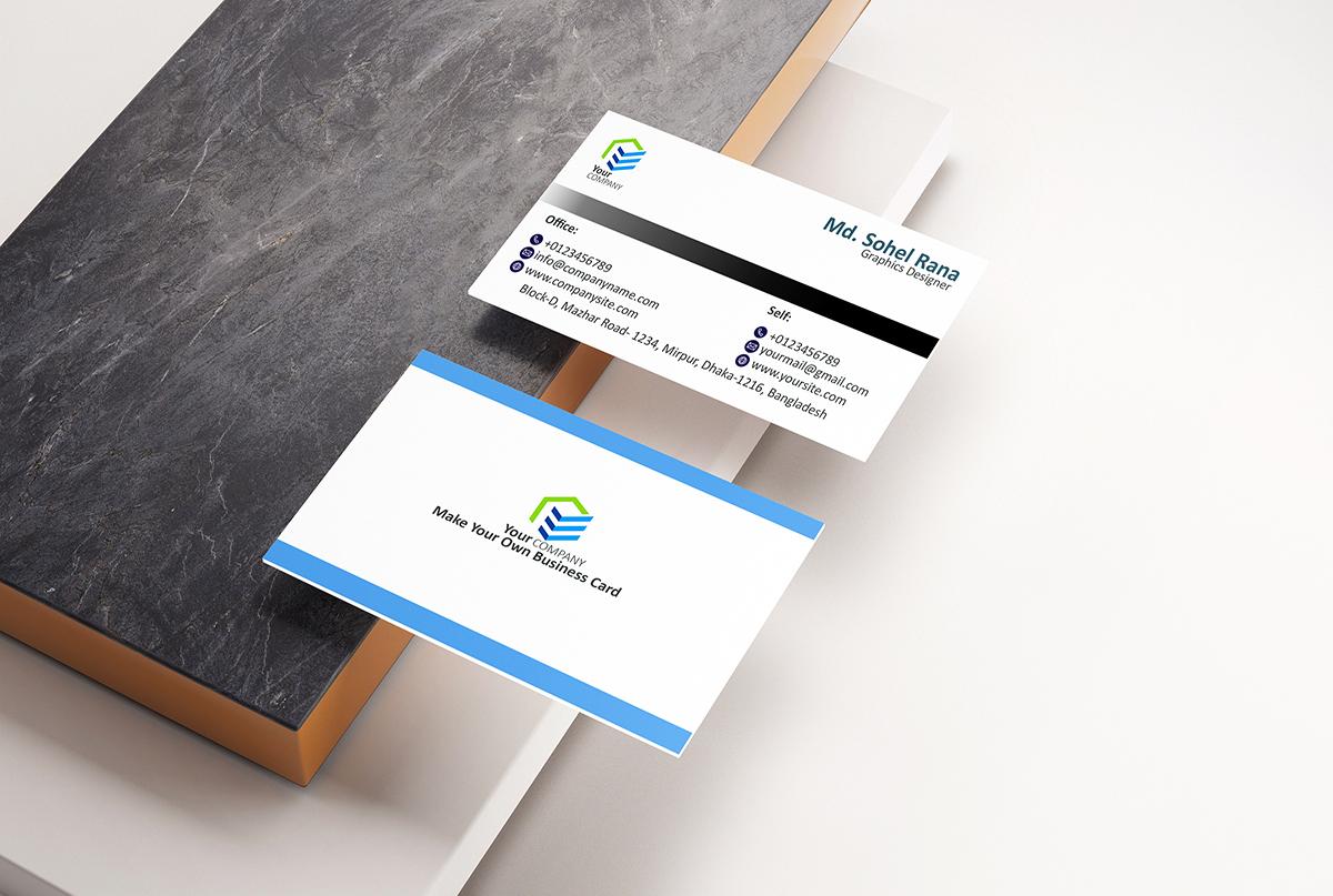 I will design standard professional business card