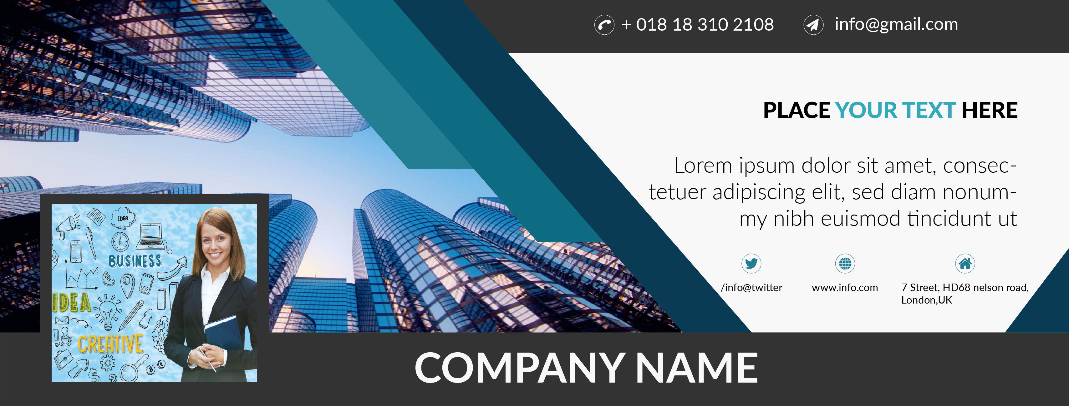 I will design a professional facebook cover for you