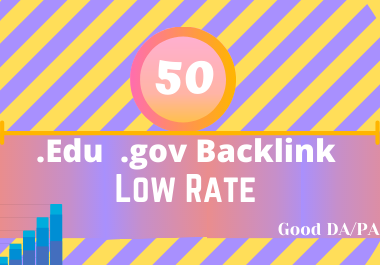I will provide powerful website backlinks from edu go...