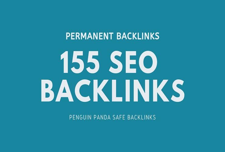 155 SEO backlinks white hat manual link building serv...