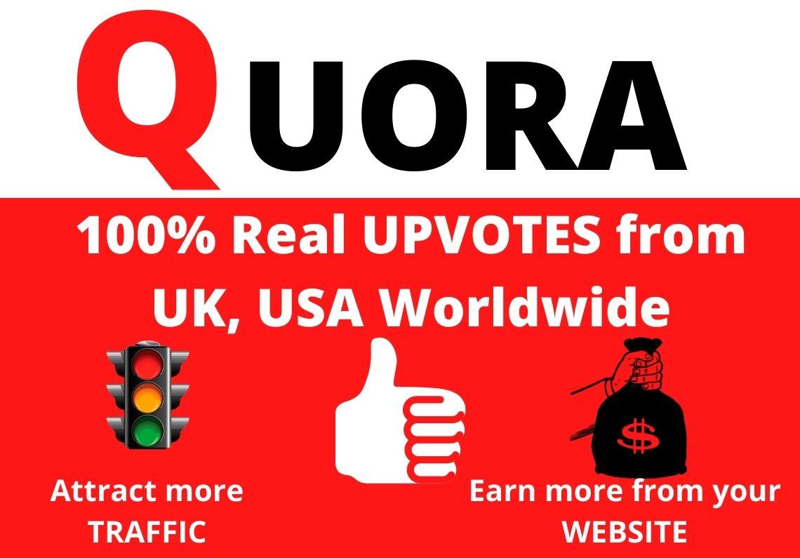 Instant Provide 33+ Worldwide Quora Upvote