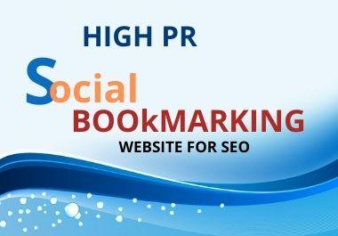 I will do 100 social bookmarking on high DA and PR si...