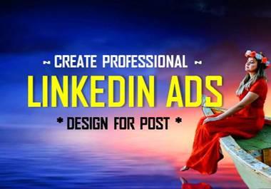 I will create professional linkedin banner design for...