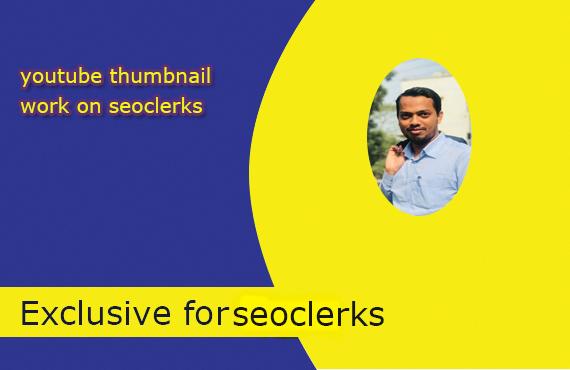 I will creat nice youtube thumbnail for you