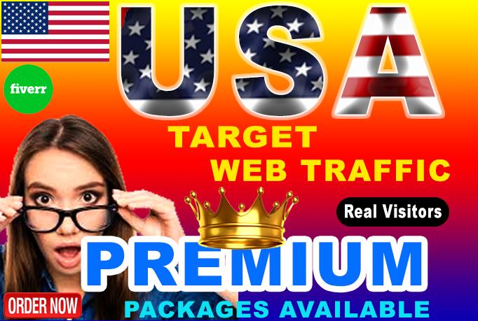 I will bring USA target daily unique visitors to your...