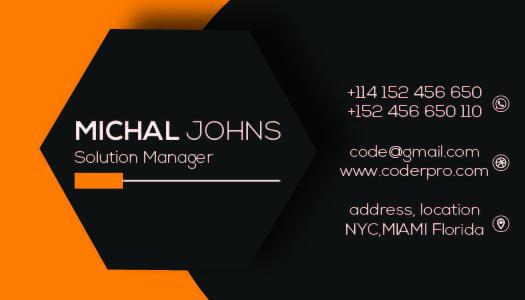 I will make creative Visiting card design for you wit...