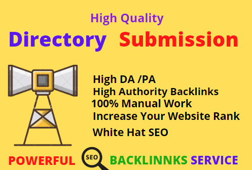 I will do 150 High-quality directory submission backl...