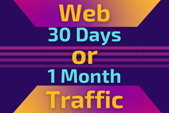 I will give niche organic keyword targeted traffic fo...