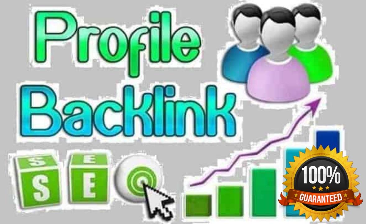 Manually build High quality 500+ Dofollow profile Bac...