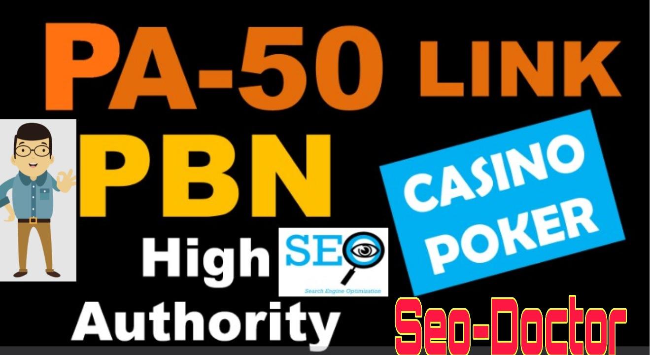 Casinos PBN PA 50 High Authority Backlinks for Casino...