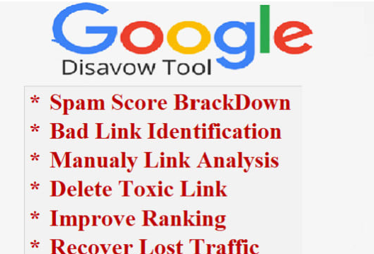 I will disavow bad backlinks and remove your moz spam...