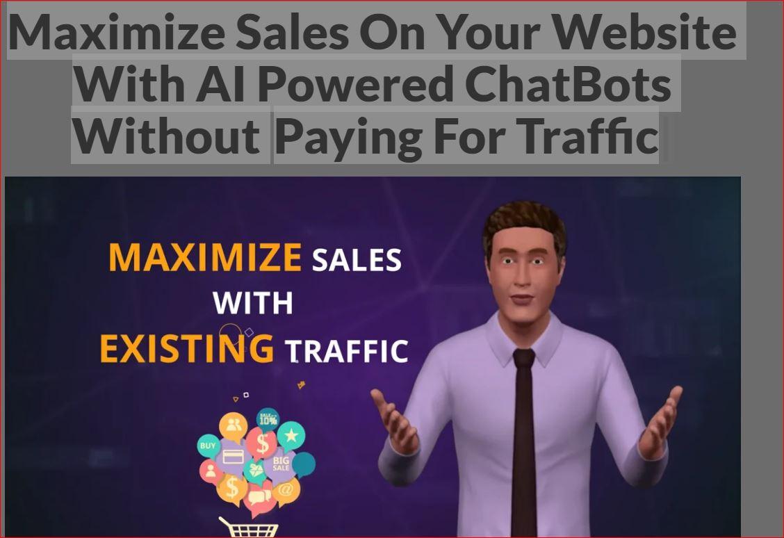 Maximize Sales On Your Website With AI Powered ChatBo...