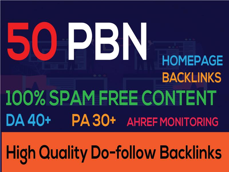 I can Build 50 web 2.0 Backlinks, all are from the u...