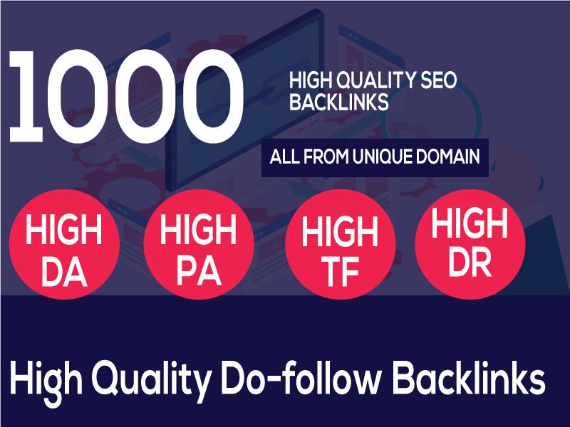 I can Build 1000+ web 2.0 Backlinks, all are from th...