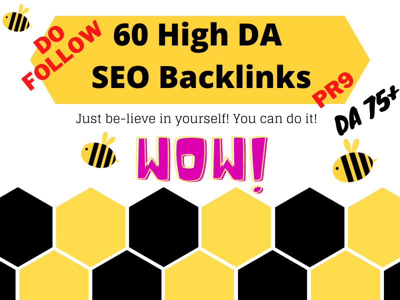 I Will Provide more than 60 plus High DA PA Extremely...