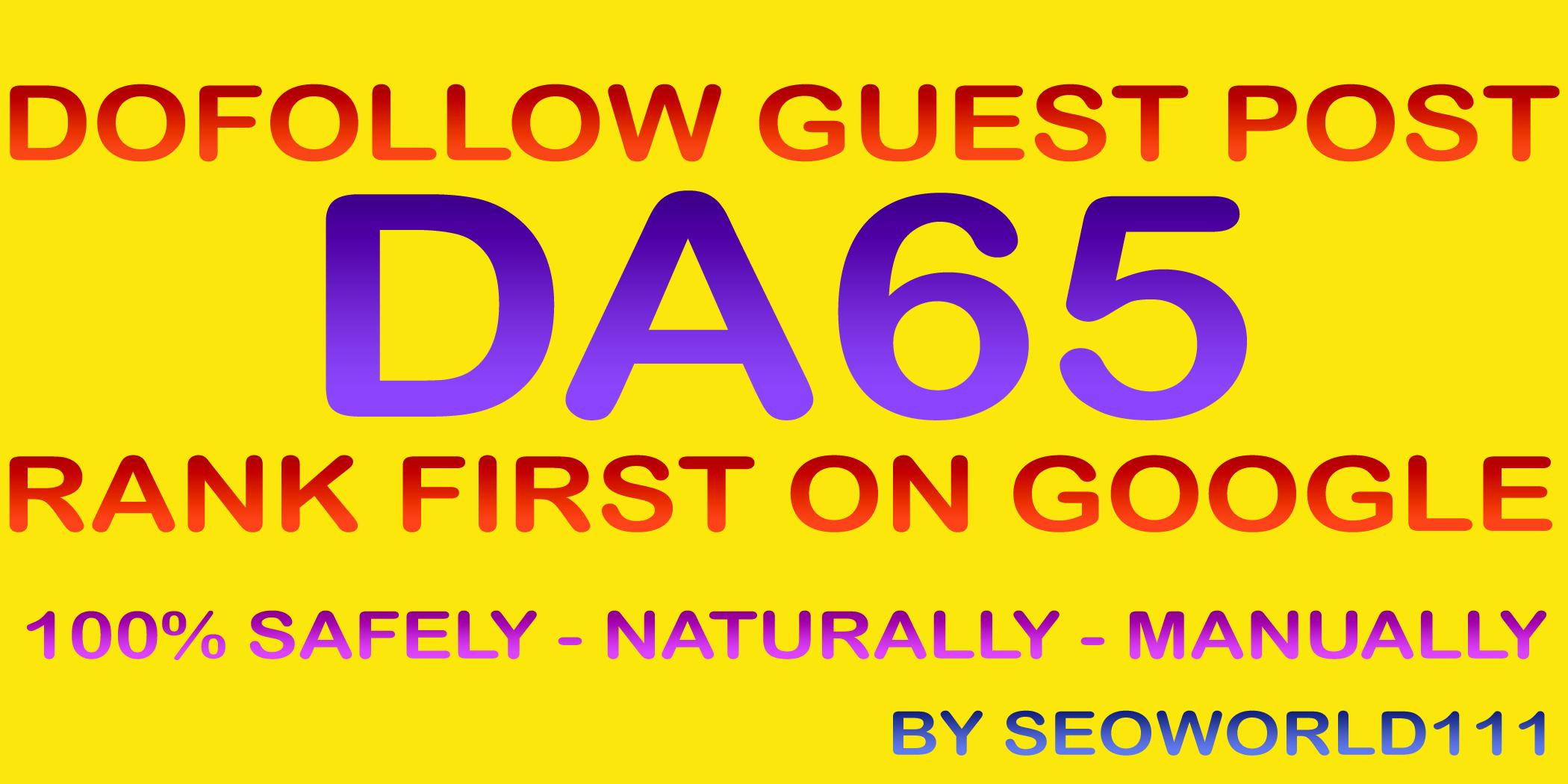 Write and Publish 3 Guest Posts on DA65 Real News Blo...