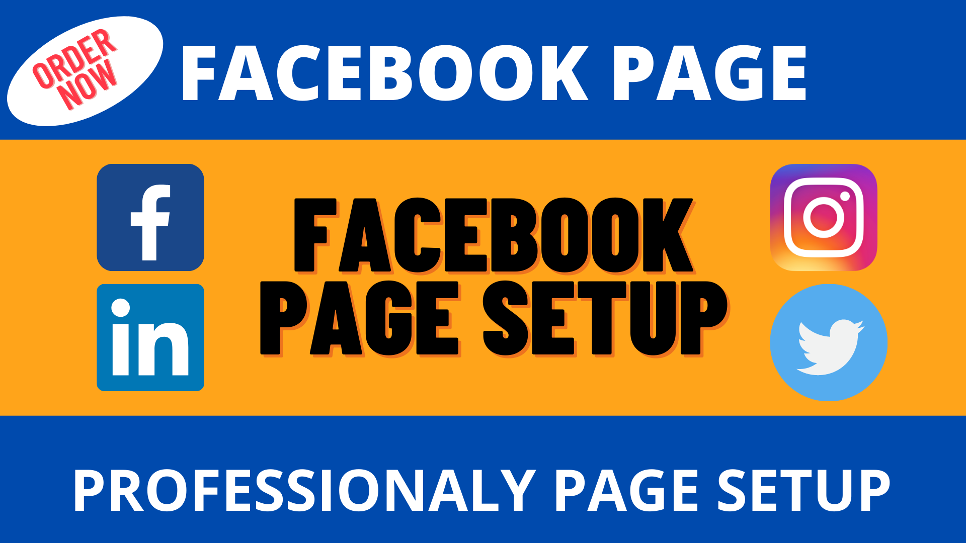 I will create a professional FB business page