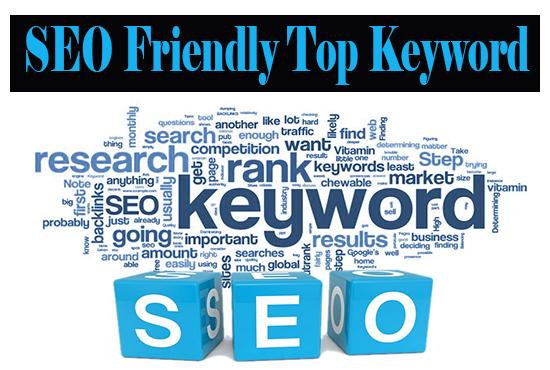 I will do SEO friendly Top keyword research and compe...